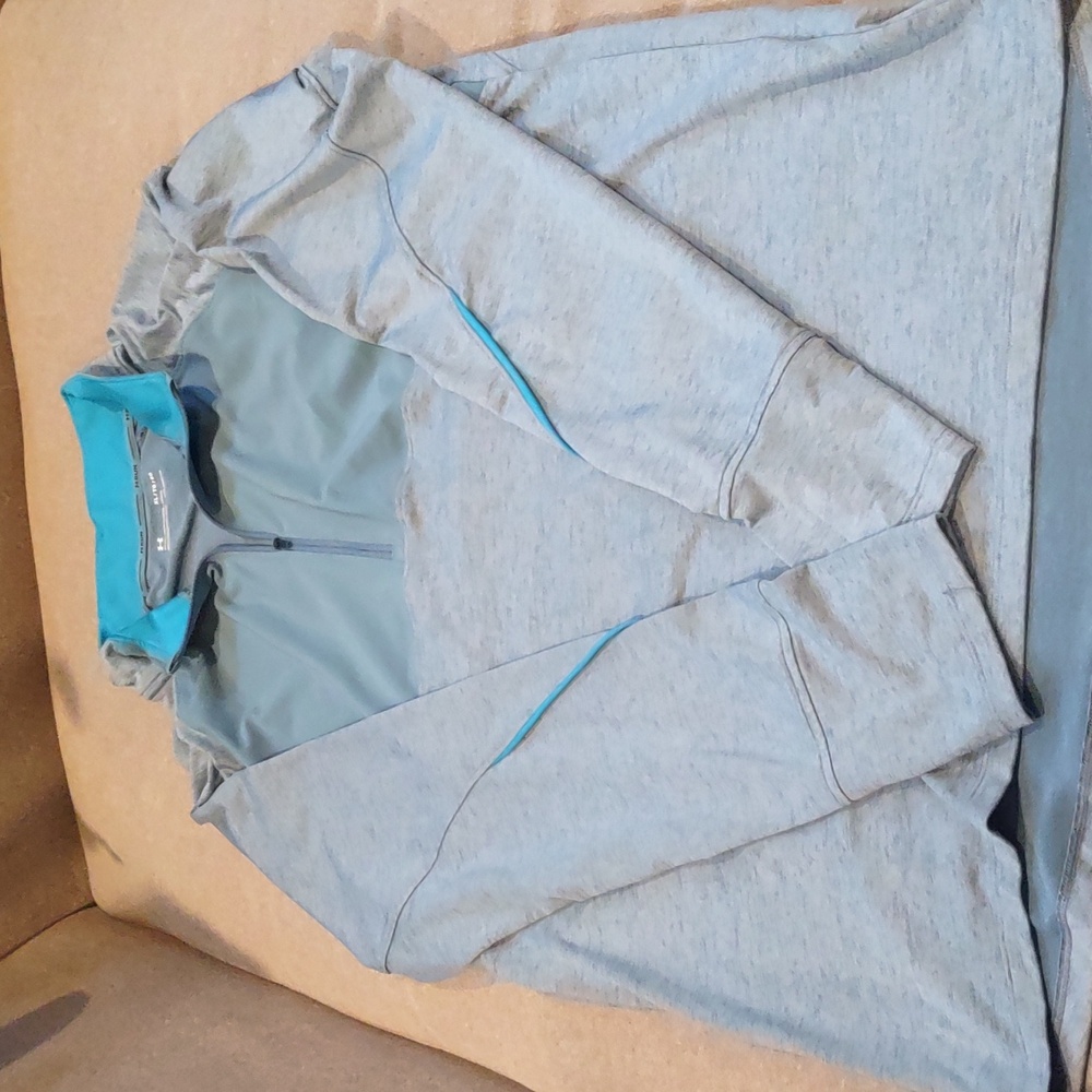 Under Armour Pullover Blue, 1/3 zip, Men's XL, like new